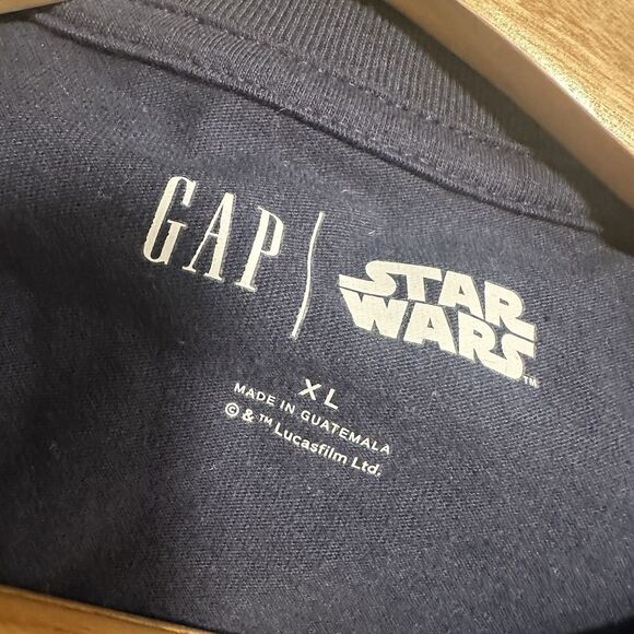 Gap x Star Wars Blue Short Sleeve T-shirt Graphic Tee Men’s Size XlArge - Picture 3 of 4